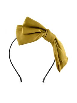 ToniQ - Yellow Solid Hair Band