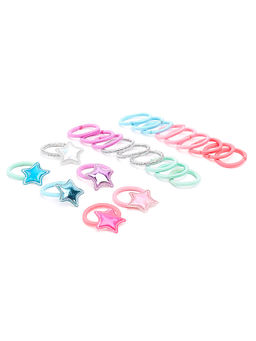 ToniQ - Multi-Color Solid Rubber Bands (Pack of 24)