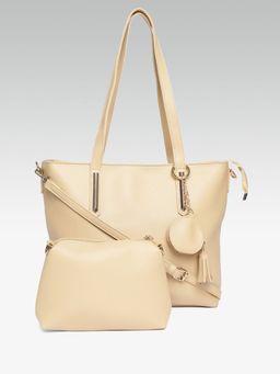 Twenty Dresses by Nykaa Fashion - Cream You are My Favorite Handbag