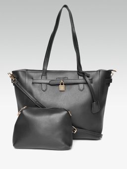 Twenty Dresses by Nykaa Fashion - Black Going To Work Handbag