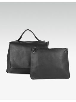 Twenty Dresses by Nykaa Fashion - Black Living The Good Life Backpack