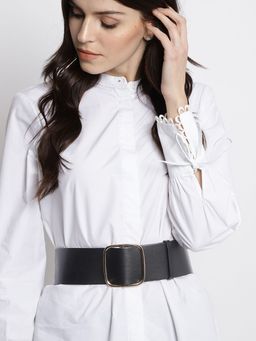 Twenty Dresses by Nykaa Fashion - Black The Good Life Waist Belt