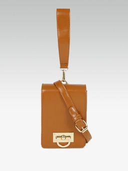 Twenty Dresses by Nykaa Fashion - Tan Straight And Narrow Sling Bag