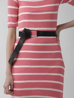 Twenty Dresses by Nykaa Fashion - Black The Elegant Twist Waist Belt