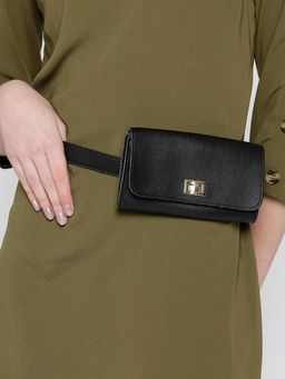 Twenty Dresses by Nykaa Fashion - Black The Daily Tale Waist Belt