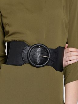 Twenty Dresses by Nykaa Fashion - Black The Modern Cool Waist Belt