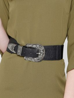 Twenty Dresses by Nykaa Fashion - Black Let It Rock Waist Belt