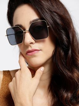 Twenty Dresses by Nykaa Fashion - Gold Not In My Face Sunglasses