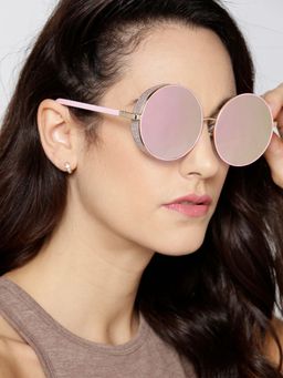Twenty Dresses by Nykaa Fashion - Pink Sparkle My Love Sunglasses