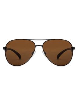 Vincent Chase - by Lenskart Brown Metal Sunglasses