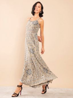 Zink London - Beige Printed Dress