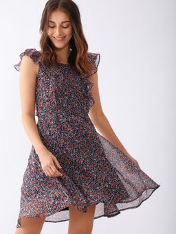 Zink London - Multi-Color Floral Dress