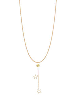 OOMPH - Gold Tone Delicate Star Design Necklace