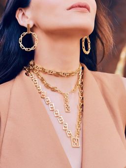 Prerto - Gold Plated Jovial Earrings