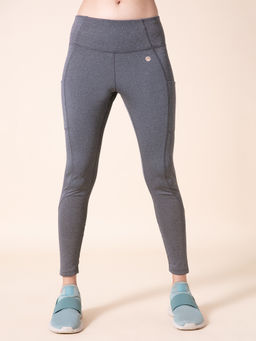 Nykd by Nykaa - Reflect-In Leggings With Pockets , Nykd All Day-NYK001 - Grey