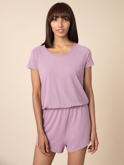 Nykd by Nykaa - Chill Pill Supersoft Playsuit , Nykd All Day-NYK 042A - Pink