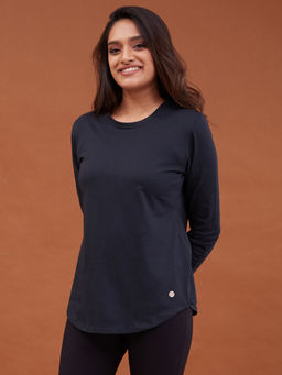 Nykd by Nykaa - Nykd All Day Feel at home Long Sleeve Top - NYLE153 Anthracite
