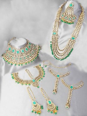 Peora Ethnic Indian Traditional Kundan 