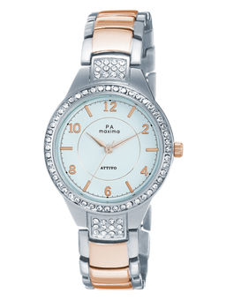 PA Maxima - O-56971BMLT White Dial Analog Watch for Women