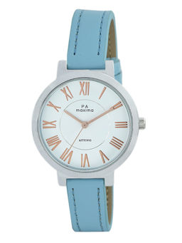 PA Maxima - O-57070LMLI White Dial Analog Watch for Women