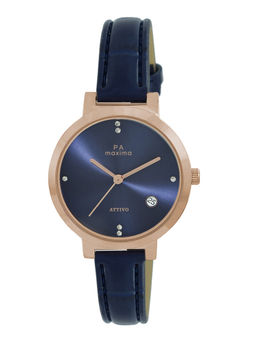 PA Maxima - O-57092LMLR Blue Dial Analog Watch for Women