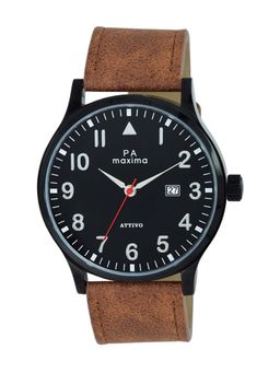 PA Maxima - O-57160LMGB Black Dial Analog Watch for Men