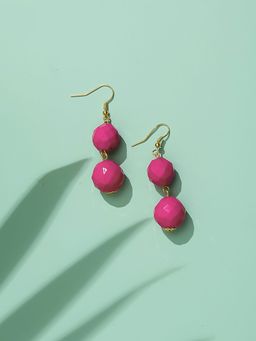 Pipa Bella by Nykaa Fashion - Pink Belize Earrings