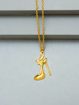 Pipa Bella by Nykaa Fashion - Gold-Toned Metal Gold-Plated Pendant