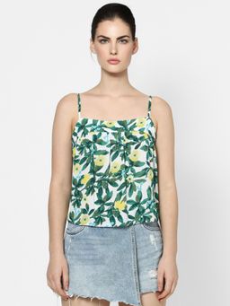 ONLY - Polka Dot Printed Singlet Crop Top