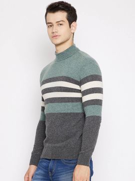 Octave sweaters_men_westernwear : Buy Octave Men Striped Turtle Neck Lamb  Wool Sweater Online | Nykaa Fashion