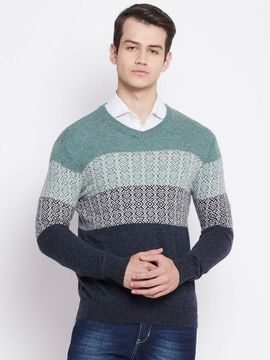 Octave sweaters_men_westernwear : Buy Octave Men Engineered Stripe V Neck  Lamb Wool Sweater Online | Nykaa Fashion