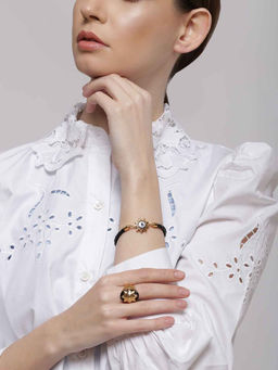 Outhouse - Eye Promise Trinity Suede Bracelet