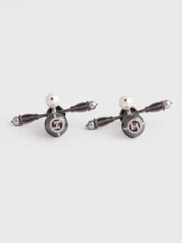 Outhouse - Metallic OH Celeste Iridescent Cosmos Cufflinks