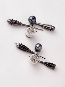 Outhouse - Metallic OH Celeste Cosmos Stud Earrings