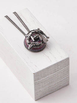 Outhouse - Metallic OH V Celeste Pendant in Gunmetal