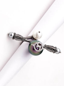 Outhouse - Metallic OH Celeste Cosmos Ring