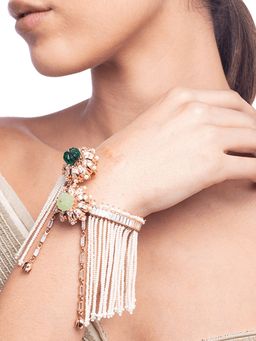 Outhouse - Melon Sculpt Tassel Bracelet