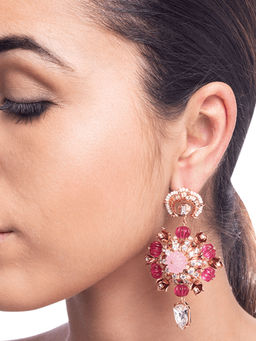 Outhouse - Jardin De Rosa Ear Pendants