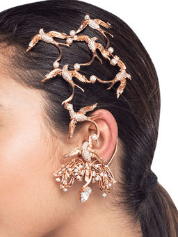 Outhouse - Intemporal Lophorina Couture Ear cuff