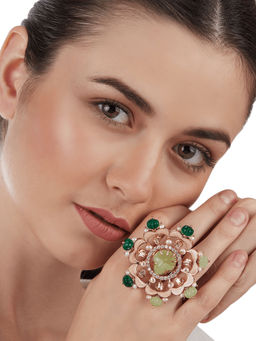 Outhouse - Flora Eternite Emerald Ring
