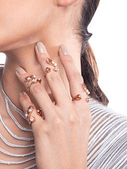 Outhouse - Éternité Rose Midi Ring