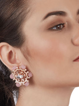 Outhouse - Flora Eternite Blush Ear Studs