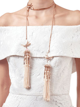 Outhouse - Pearl Liaison Tassel Pendant