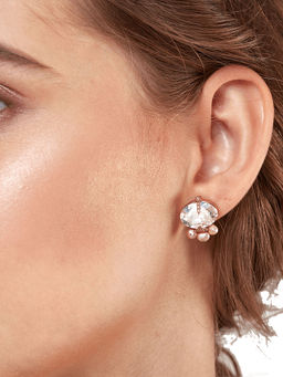 Outhouse - Amber Rouge Studs