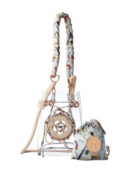 Outhouse - Clear Kabana's Blue Bucket Bag