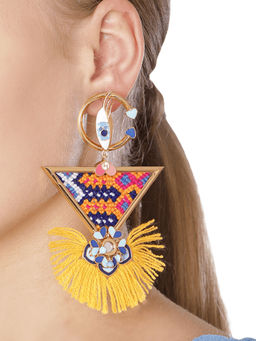 Outhouse - Aztec Fringe Earrings