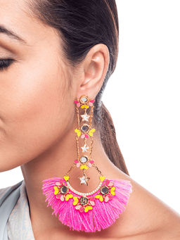 Outhouse - Flower & Faith Tassel Earrings