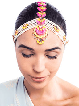 Outhouse - Neon Trance Beaded Headgear