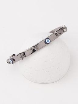 Outhouse - Eye Promise Celeste Bangle In Gunmetal