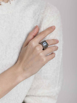 Outhouse - Protego Signet Ring In Gunmetal